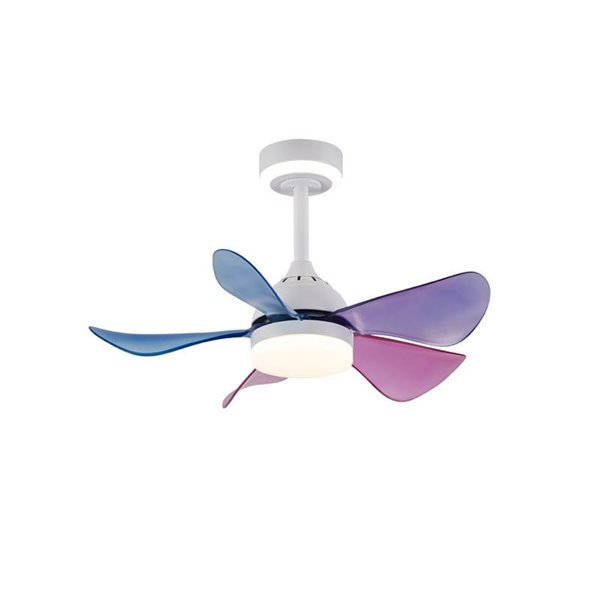 Ventilateur de plafond LED pour enfants avec pales colorées, BABY 24+7W 3080Lm CCT