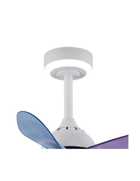 Ventilador de techo infantil LED, con aspas de colores, BABY 24+7W 3080Lm CCT