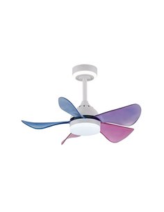 Ventilador de techo infantil LED, con aspas de colores, BABY 24+7W 3080Lm CCT