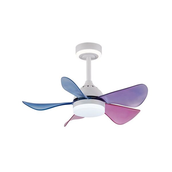 Ventilador de teto infantil LED com pás coloridas, BABY 24+7W 3080Lm CCT