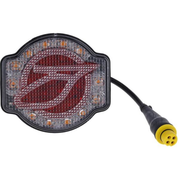 Luz traseira LED 37310212 – 3 funções – Sem luz de placa – Lemken OEM Replacement