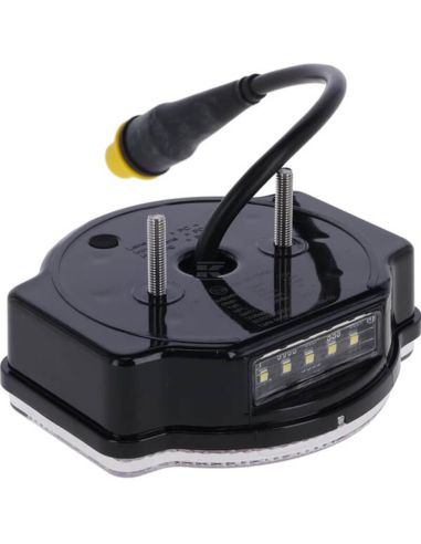 Piloto Trasero LED 37310213 – 4 Funciones con Luz de Matrícula – Con Cable y Conector 4 Pines – Repuesto OEM Lemken