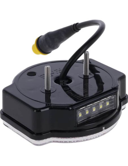 Piloto Trasero LED 37310213 – 4 Funciones con Luz de Matrícula – Con Cable y Conector 4 Pines – Repuesto OEM Lemken