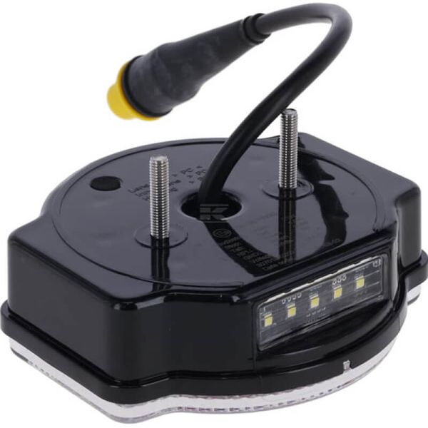 Piloto Trasero LED 37310213 – 4 Funciones con Luz de Matrícula – Con Cable y Conector 4 Pines – Repuesto OEM Lemken
