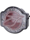 Piloto Trasero LED 37310213 – 4 Funciones con Luz de Matrícula – Con Cable y Conector 4 Pines – Repuesto OEM Lemken