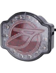 Piloto Trasero LED 37310213 – 4 Funciones con Luz de Matrícula – Con Cable y Conector 4 Pines – Repuesto OEM Lemken