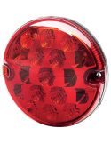 Luz traseira LED Posição e freio 24/12V HELLA VALUEFIT - Vermelho - ECE - 2SB 357 028-011 9,4cm R1 S1