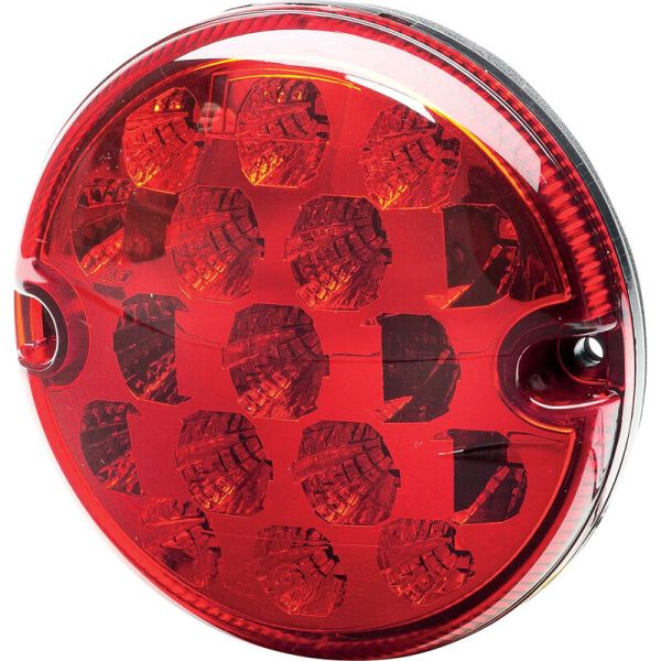 Luz Trasera LED Posición y Freno 24/12V HELLA VALUEFIT - Rojo - ECE - 2SB 357 028-011 9,4Cm R1 S1