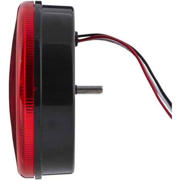 Lateral Trasero LED redondo Posición y Freno 24/12V HELLA VALUEFIT - Rojo - ECE - 2SB 357 027-011  12,2Cm R1 S1