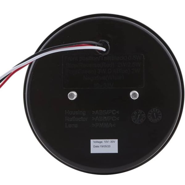 Luz traseira redonda LED Posição e...