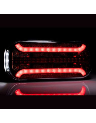 Piloto Trasero LED Intermitente Dinámico 6 Funciones FT-230 | LeonLeds