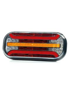 Feu arrière à LED clignotantes dynamiques 6 fonctions FT-230 | LeonLeds 2