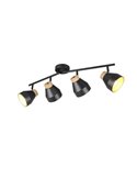 Regleta de 4 focos orientables para techo o pared VALENTIN bombilla excl. 4x E14 max. 10W IP20