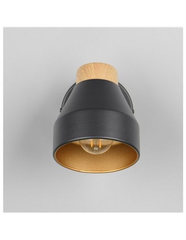 Spot mural ou plafonnier orientable VALENTIN avec interrupteur intégré, ampoule exclue. 1x E14 max. 10 W IP20