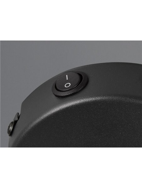 Foco de pared o techo orientable VALENTIN con interruptor integrado bombilla excl. 1x E14 max. 10W IP20