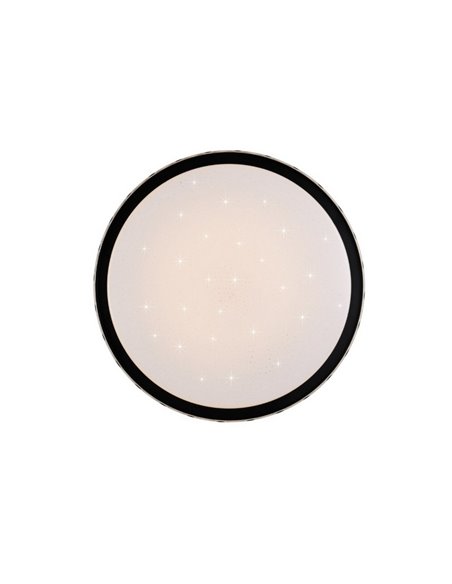 Luminária de teto LED redonda Ø39cm VARDA efeito estrela e regulável 24W 2500lm, 2700 - 6500K IP20