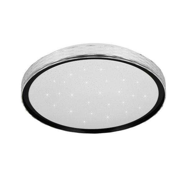 Plafonnier LED rond Ø39cm VARDA effet étoile et dimmable 24W 2500lm, 2700 - 6500K IP20