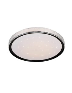 Plafonnier LED rond Ø39cm VARDA effet étoile et dimmable 24W 2500lm, 2700 - 6500K IP20