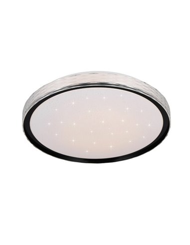 Luminária de teto LED redonda Ø39cm VARDA efeito estrela e regulável 24W 2500lm, 2700 - 6500K IP20