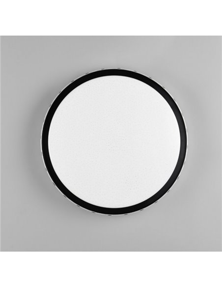 Plafonnier LED rond Ø39cm VARDA effet étoile et dimmable 24W 2500lm, 2700 - 6500K IP20