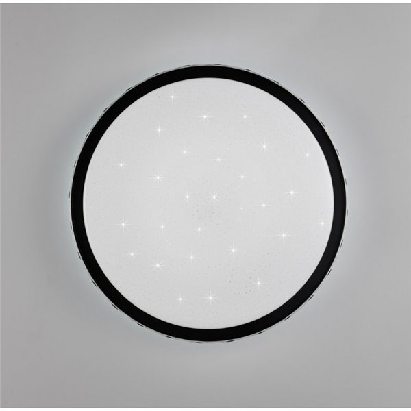 Luminária de teto LED redonda Ø39cm VARDA efeito estrela e regulável 24W 2500lm, 2700 - 6500K IP20
