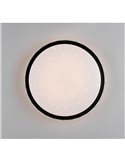 Plafonnier LED rond Ø39cm VARDA effet étoile et dimmable 24W 2500lm, 2700 - 6500K IP20