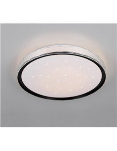 Luminária de teto LED redonda Ø39cm VARDA efeito estrela e regulável 24W 2500lm, 2700 - 6500K IP20 2