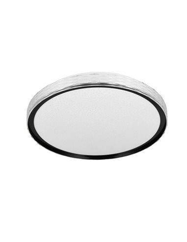 Plafonnier LED rond Ø39cm VARDA effet étoile et dimmable 24W 2500lm, 2700 - 6500K IP20