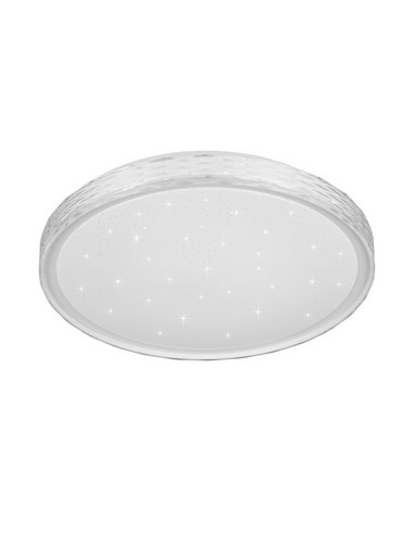 Plafón de techo redondo LED VARDA Ø39cm función memoria y regulable 24W 2500lm, 2700 - 6500K IP20