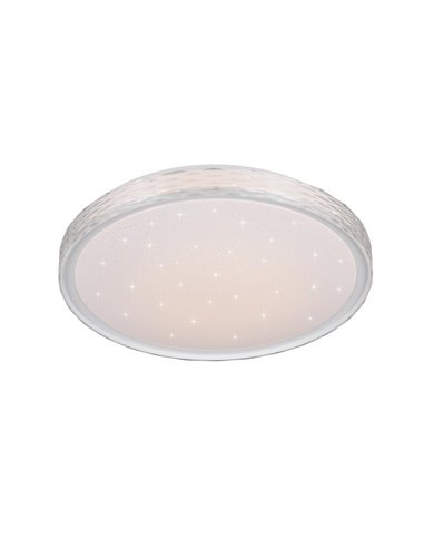 Plafón de techo redondo LED VARDA Ø39cm función memoria y regulable 24W 2500lm, 2700 - 6500K IP20