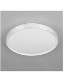 Plafonnier LED rond VARDA Ø39cm fonction mémoire et dimmable 24W 2500lm, 2700 - 6500K IP20