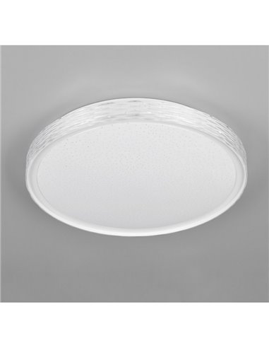 Plafonnier LED rond VARDA Ø39cm fonction mémoire et dimmable 24W 2500lm, 2700 - 6500K IP20