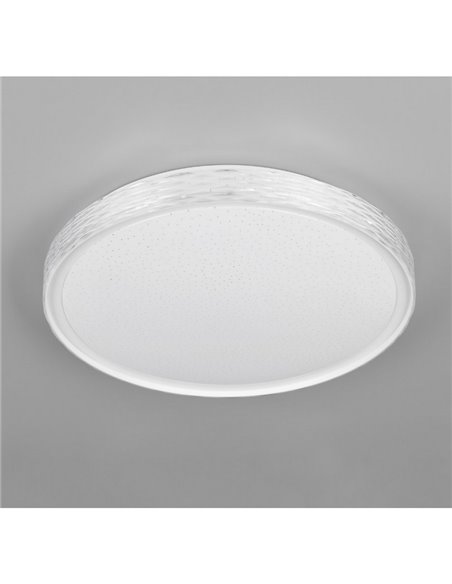 Plafonnier LED rond VARDA Ø39cm fonction mémoire et dimmable 24W 2500lm, 2700 - 6500K IP20