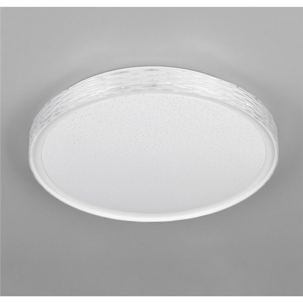 Plafonnier LED rond VARDA Ø39cm fonction mémoire et dimmable 24W 2500lm, 2700 - 6500K IP20