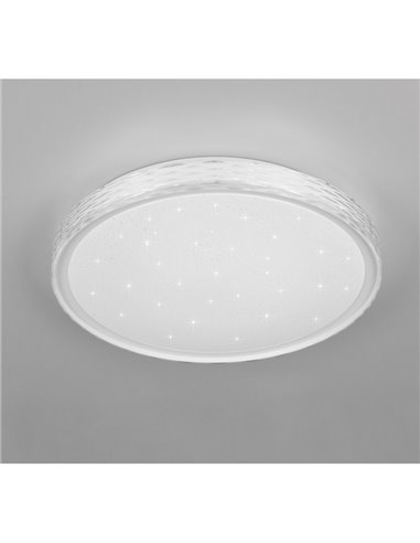 Plafonnier LED rond VARDA Ø39cm fonction mémoire et dimmable 24W 2500lm, 2700 - 6500K IP20