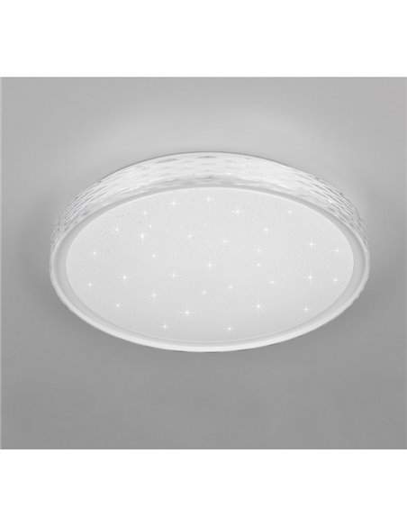 Plafonnier LED rond VARDA Ø39cm fonction mémoire et dimmable 24W 2500lm, 2700 - 6500K IP20