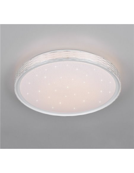 Plafonnier LED rond VARDA Ø39cm fonction mémoire et dimmable 24W 2500lm, 2700 - 6500K IP20