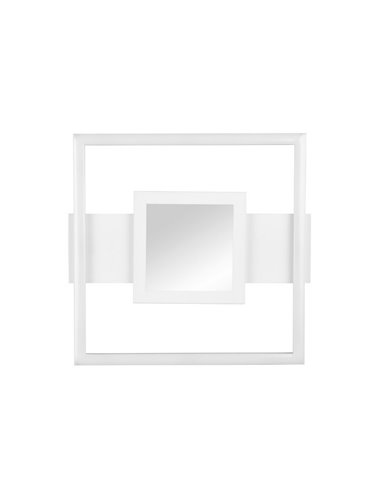 Plafón de techo LED cuadrado WHEELER 16W 2000lm luz blanco neutro 4000K IP20 Blanco