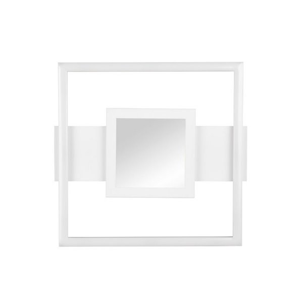 Plafón de techo LED cuadrado WHEELER 16W 2000lm luz blanco neutro 4000K IP20 Blanco