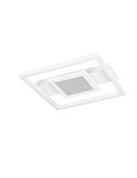 Plafón de techo LED cuadrado WHEELER 16W 2000lm luz blanco neutro 4000K IP20 Blanco