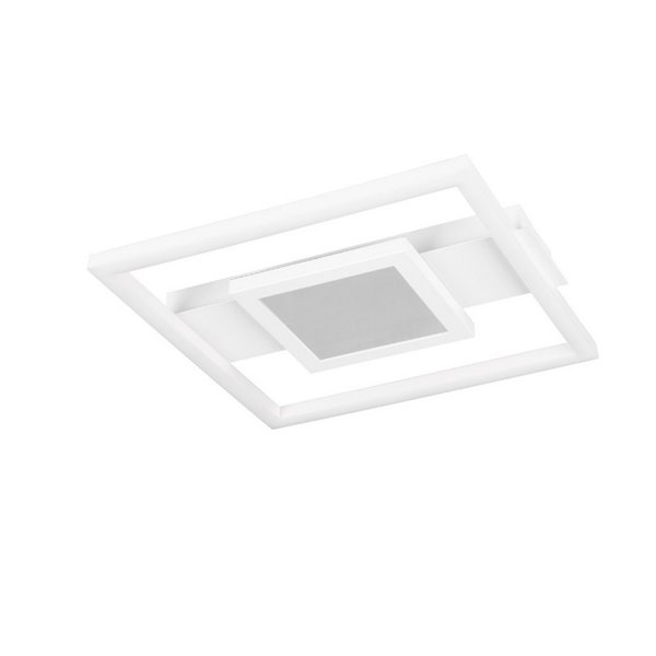 Plafón de techo LED cuadrado WHEELER 16W 2000lm luz blanco neutro 4000K IP20 Blanco