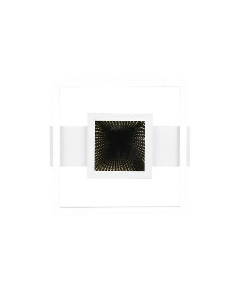 Plafón de techo LED cuadrado WHEELER 16W 2000lm luz blanco neutro 4000K IP20 Blanco