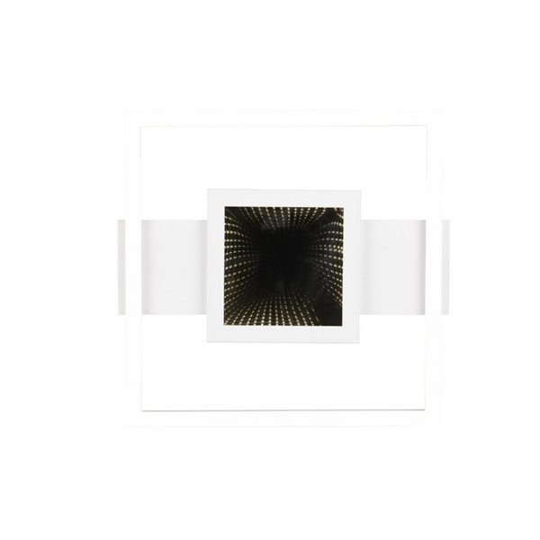 Plafón de techo LED cuadrado WHEELER 16W 2000lm luz blanco neutro 4000K IP20 Blanco