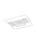 Plafón de techo LED cuadrado WHEELER 16W 2000lm luz blanco neutro 4000K IP20 Blanco