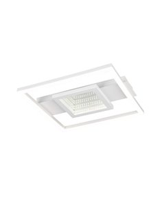 Plafón de techo LED cuadrado WHEELER 16W 2000lm luz blanco neutro 4000K IP20 Blanco
