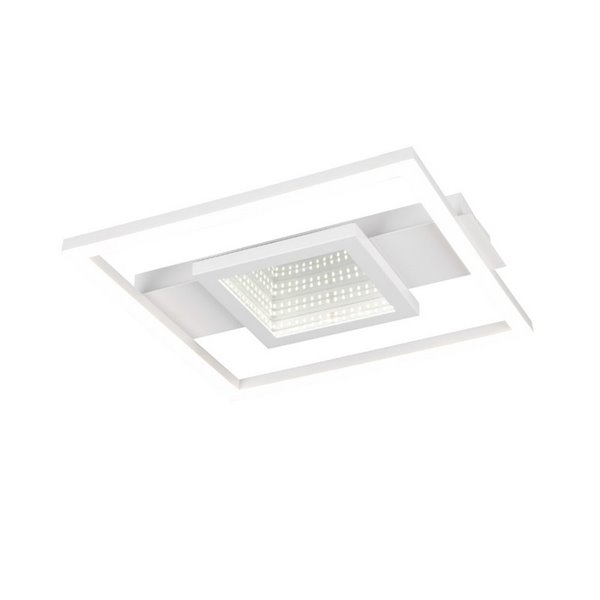 Plafón de techo LED cuadrado WHEELER 16W 2000lm luz blanco neutro 4000K IP20 Blanco