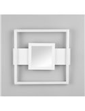 Plafón de techo LED cuadrado WHEELER 16W 2000lm luz blanco neutro 4000K IP20 Blanco