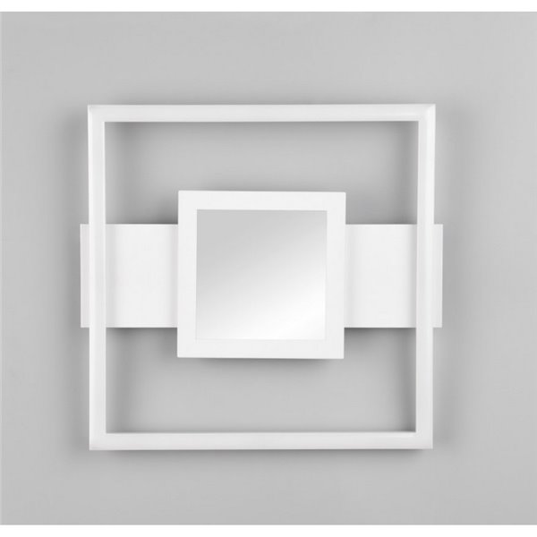 Luminária de teto LED quadrada WHEELER 16W 2000lm, branco neutro 4000K, IP20.