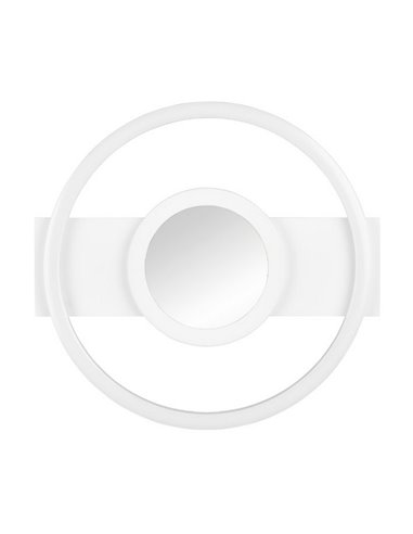 Plafonnier LED WHEELER, rond, 16W, 2000lm, lumière blanc neutre, 4000K, IP20. Blanc