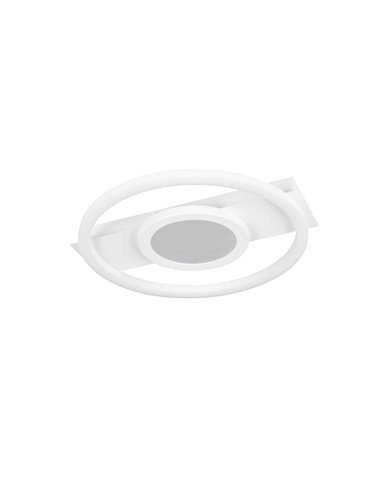 Plafón de techo LED WHEELER redondo 16W 2000lm luz blanco neutro 4000K IP20 Blanco